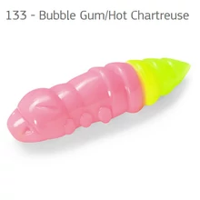 FishUp Pupa Bubble Gum/Hot Chartreuse 1,2 (32mm), color:133, 10db; plasztik csali