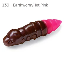 FishUp Pupa Earthworm/Hot Pink 1,2 (32mm), color:139, 10db; plasztik csali