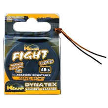 K-Karp Dyna Tex Fight Core 5 m 45 lb camou zöld fonott előkezsinór
