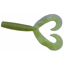 Rapture Twin Grub 9cm chartreuse ghost 10db plasztik csali