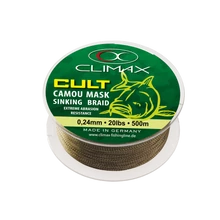 Climax Cult Carp Camou Mask Sinking Braid 1200m 0,18mm 10lb fonott zsinór