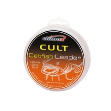 Climax Cult Catfish Heavy Braid Leader 20m 1.00mm 100kg Grey fonott előkezsinór
