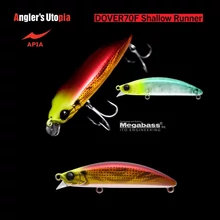 APIA DOVER 70F SHALLOW RUNNER 70mm 8,5gr 01 Red Gold Konoshiro wobbler
