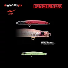 APIA PUNCH LINE 60 5gr 60mm 12 Clear Chart  glitter wobbler