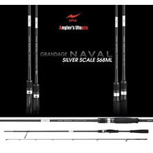 APIA GRANDAGE NAVAL SILVER SCALE S68ML 2,03m 3-25gr pergető horgászbot