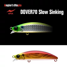 Apia Dover 70 Slow Sinking 70mm 10gr 01 Red Gold Konoshiro wobbler
