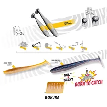 Herakles Shad-OW85 3,5" 8,9cm Bokura gumihal 10 db/csg