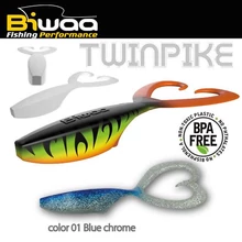 Biwaa Twinpike 6" 15cm 24g 01 Blue Chrome swimbait 3db/csg