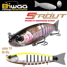 Biwaa Swimbait Strout 3,5" 9cm 8g 19 Hi Víz wobbler