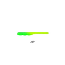 Yarie Ajibaku Worm 690 5,0cm 26P Green/Lemon plasztik csali