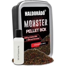 Haldorádó Monster Pellet Box - Fűszeres Máj 400g + 100ml