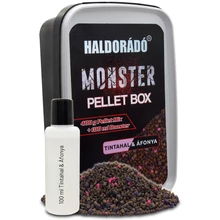 Haldorádó MONSTER Pellet Box - Tintahal & Áfonya 400g