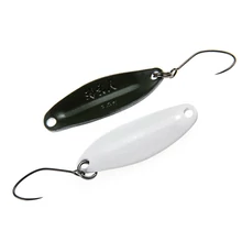 Nories Masukuroto 34mm 2.9g #015 kanál villantó (Weiss / Schwarz)