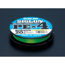 Sunline SIGLON PEx4 #0,3PE 0,094mm 150m Light green fonott zsinór