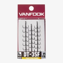 Vanfook DT-35F 10 hármas horog 20db