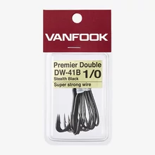 Vanfook DW-41B Premier Double 1/0 kettes horog 8db