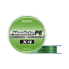 Varivas Absolute Premium PE X4 Marking Green 150m #1,2 0,185mm 23lbs fonott zsinór