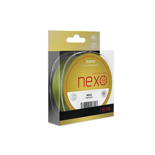 Delphin NEXO 8 zöld 0,20mm 130m fonott zsinór