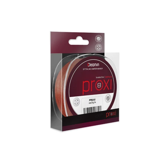 Delphin PROXI 8 barna 300m 0,08mm 10,6lbs fonott zsinór