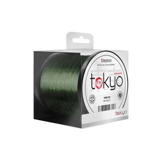 Delphin TOKYO zöld 0,286mm 14lbs 1200m monofil zsinór