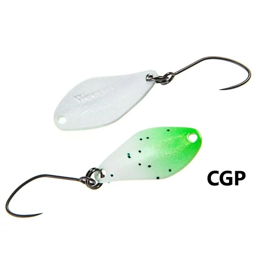 Nories Masukuroto Weeper 20mm 0.9g #066 kanál villantó (Chartreuse Glitter / Perl)