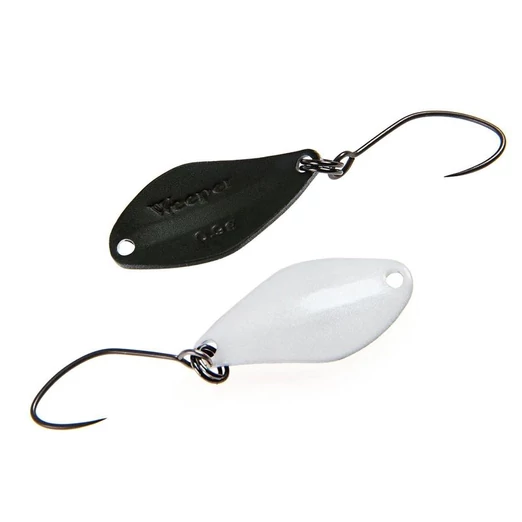 Nories Masukuroto Weeper 20mm 0.6g #015 kanál villantó (Weiss / Schwarz)