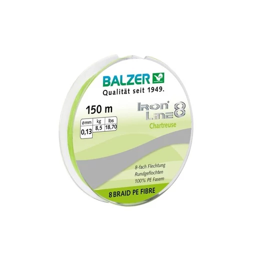 Balzer Iron 8x 150 m 0,14mm  fonott zsinór