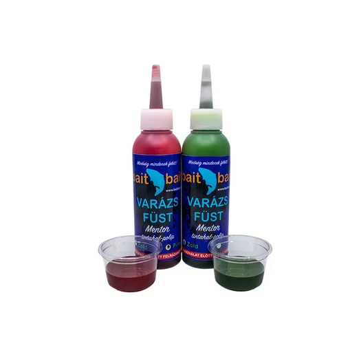 BaitBait Mentor fluo Liquid - Varázsfüst (fluo zöld) 100ml