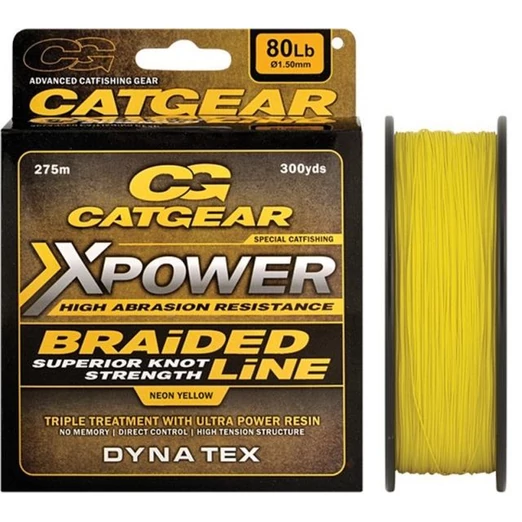 Catgear Xpower Braided 275 m 80 lb fonott zsinór