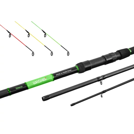 Delphin WASABI Feeder 3 rész 360cm 100g feeder bot