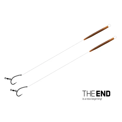 Delphin THE END D-Rig kötött horog / 2db 20 cm 17lbs #4