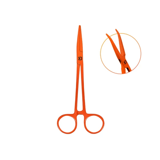 Delphin Atak! REFLEX 15cm ívelt csipesz