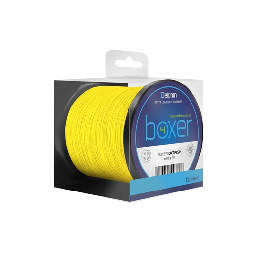 Delphin BOXER 4 fluo sárga 0,70mm 62,80kg 1100m fonott zsinór