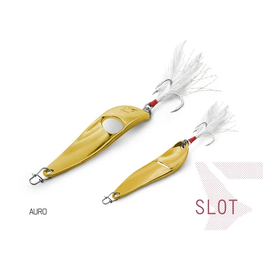 Delphin SLOT 15g AURO hook #4 villantó