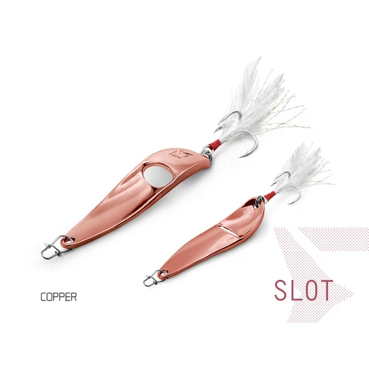 Delphin SLOT 20g COPPER hook #4 villantó