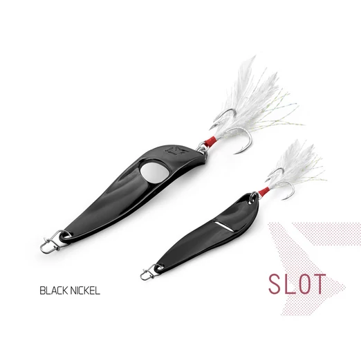 Delphin SLOT 20g BLACK NICKEL hook #4 villantó