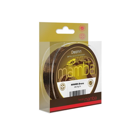 Delphin MAMBA Feeder Bronz 0,26mm 5,2kg 6000m monofil zsinór