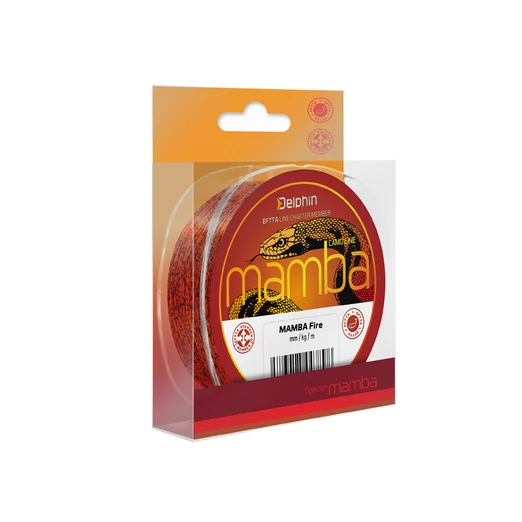 Delphin MAMBA Feeder Fire 0,28mm 6,1kg 6000m monofil zsinór
