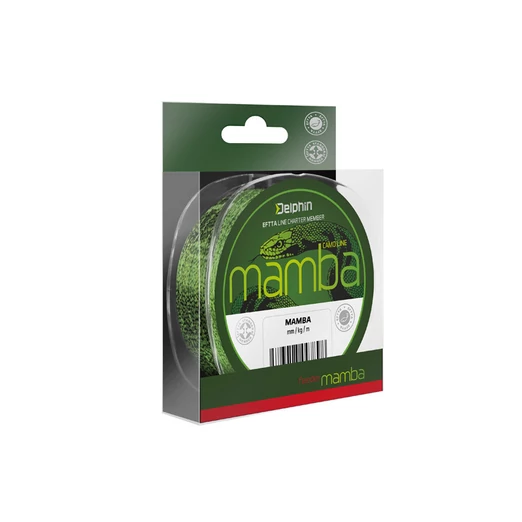 Delphin MAMBA Feeder camou 0,18mm 2,9kg 6000m monofil zsinór