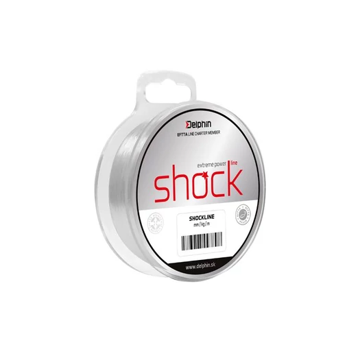 Delphin Shock Line 0,40mm 22lbs 80m dobó monofil előkezsinór