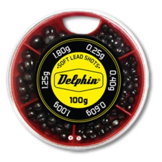 Delphin Soft sörétólom szett 100g 0,25-1,8g 