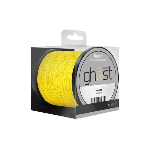 Delphin GHOST 8+1 sárga 0,16mm 8,2kg 600m fonott zsinór