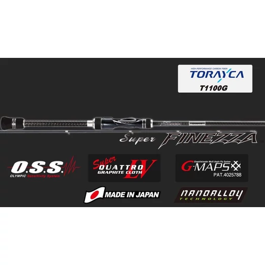 Graphiteleader Super Finezza GSFS 752L-T Fast 2,26m 1-10g Light pergető horgászbot