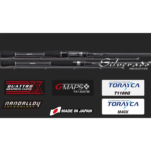 Graphiteleader Silverado Prototype 20gSILPC 762ML-HS Cast Fast 2,29m 3-15g casting pergető horgászbot