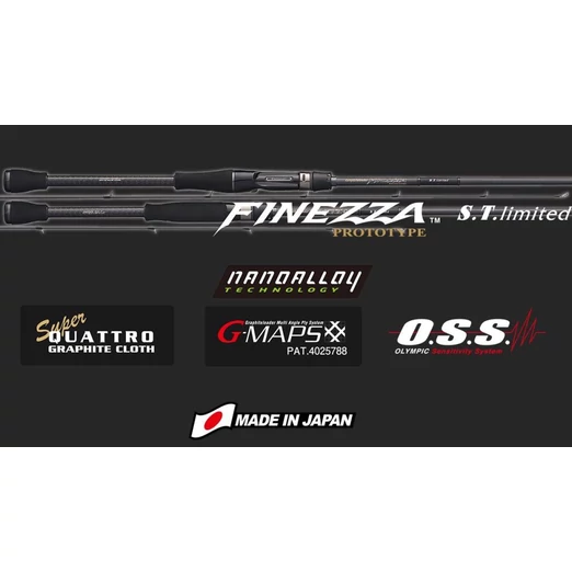 Graphiteleader Finezza Prototype S,T Limited 20gFinps 7112ML-T Fast 2,42m 3-15g Medium Light pergető horgászbot