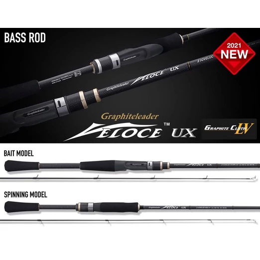 Graphiteleader Veloce UX 21 GVELUS 742M R-Fast 2,24m 1/2 OZ 14g Medium pergető horgászbot