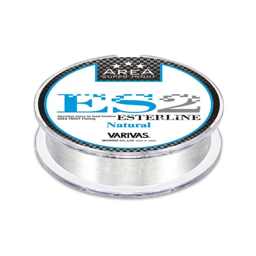 Varivas Super Trout Area ES2 Ester natural 80m 0,105mm (0,4PE) 2.3lb poliészter zsinór