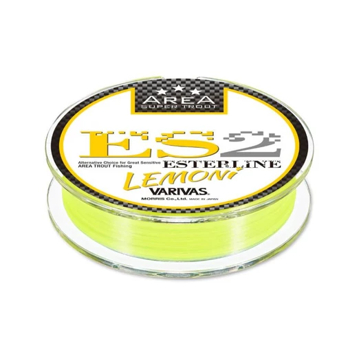 Varivas Super Trout Area ES2 Ester lemoni 80m 0,091mm (0,3PE) 1.75lb poliészter zsinór