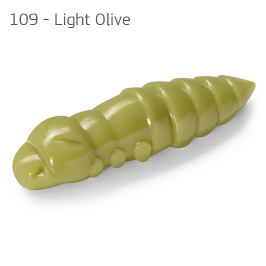 FishUp Pupa Light Olive 1,2 (32mm), color:109, 10db; plasztik csali