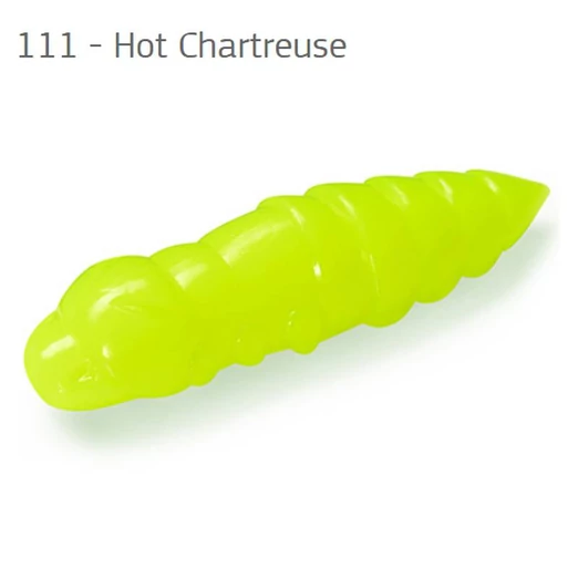 FishUp Pupa Hot Chartreuse 0,9 (22mm), color:111, 12db; plasztik csali